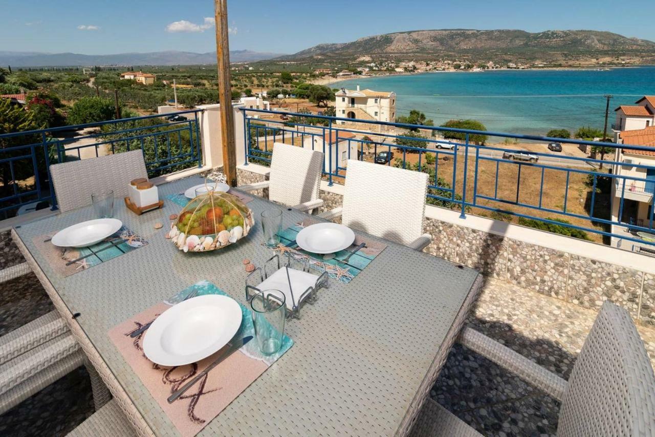 Seaview Flat Steps To The Beach Karavostasi  Luaran gambar
