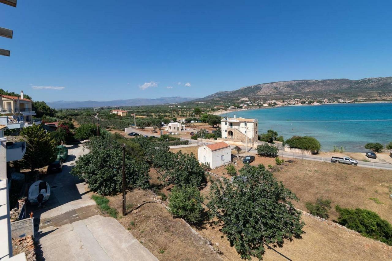 Seaview Flat Steps To The Beach Karavostasi  Luaran gambar